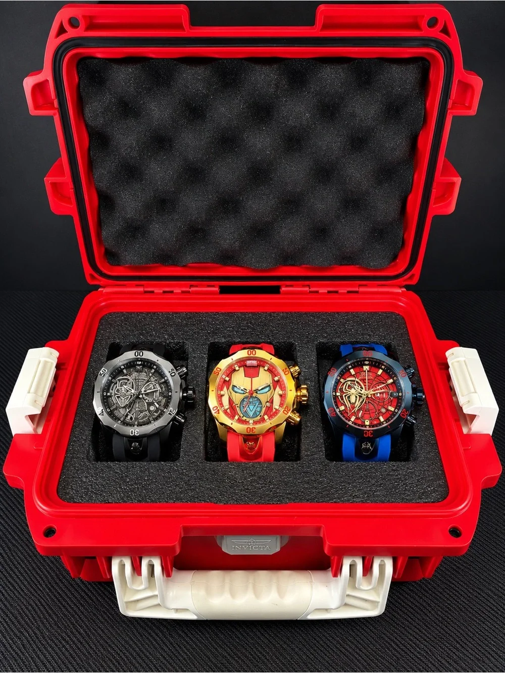 Invicta Marvel Avengers Watch Set 50710IronMan 50713Black Panther 50715SpiderMan